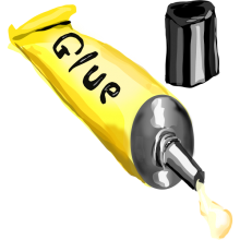 Tube of glue